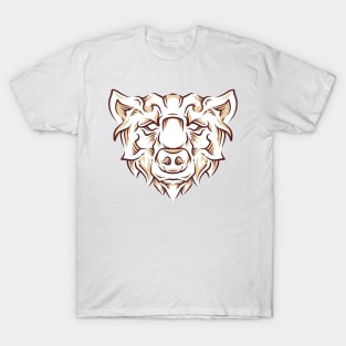 bear head handdrawing T-Shirt